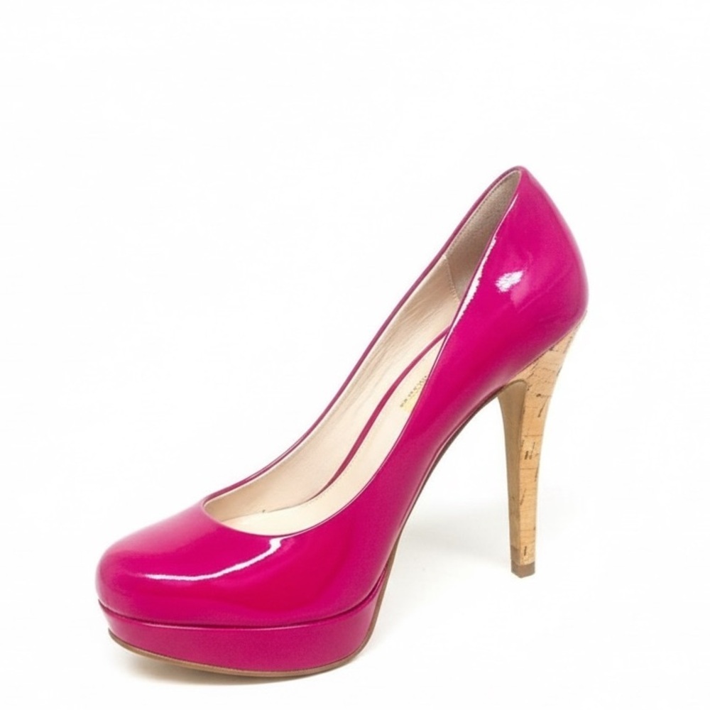 Michael Kors Fuchsia Patent Leather Shoes 37 6.5